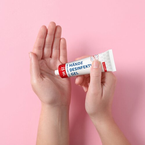 25 ml Tube - Hände-Desinfektionsgel (DIN EN 1500)