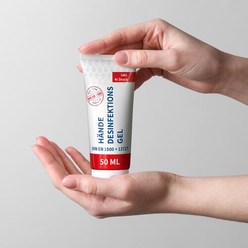 50 ml Tube - Hände-Desinfektionsgel (DIN EN 1500)