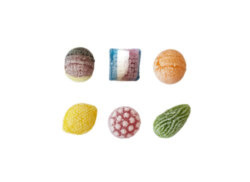 Beutelschachtel mit Bonbons