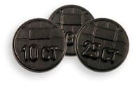 Lakritz Münzen Werbetüte