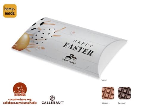 Schokolade 100 g Tafel in Kissenschachtel