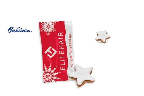 Bahlsen Zimtstern mit Zuckerguss Werbetüte