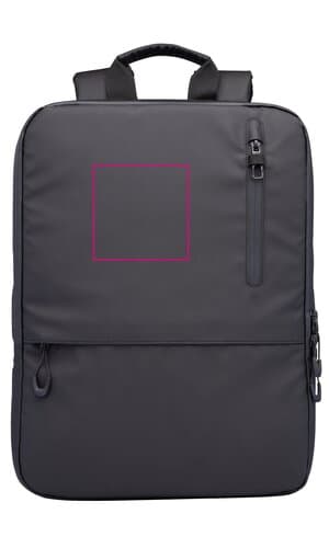TROIKA Laptop-Rucksack TROIKA BLACK EXPANDABLE