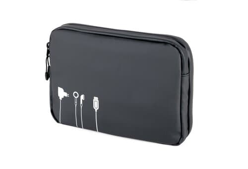 TROIKA Kabeltasche TROIKA BLACK TECH POUCH 2