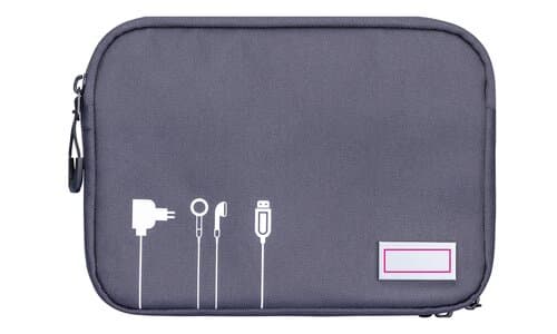 TROIKA Kabeltasche BLUE CYCLE TECH POUCH 2