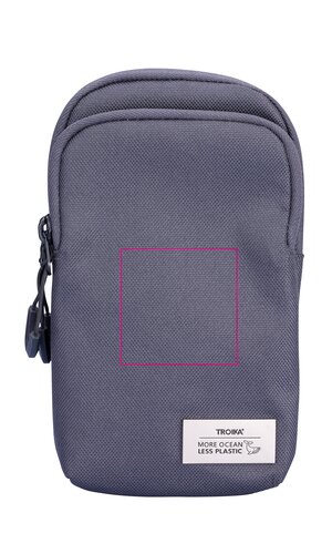 TROIKA Smartphone Umhängetasche BLUE CYCLE SMARTBAG