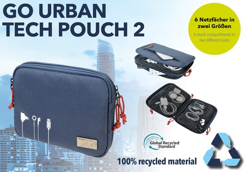 TROIKA Kabeltasche GO URBAN TECH POUCH 2
