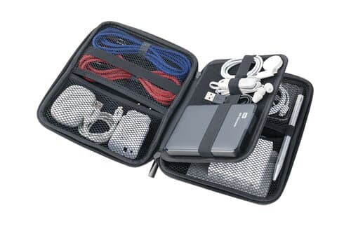 TROIKA Organizer-Etui TRAVEL CASE CARBON