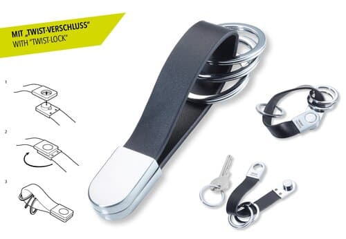 TROIKA Schlüsselanhänger TWISTER STYLE