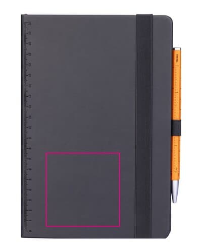 TROIKA Notizblock BLACK SLIMPAD A5