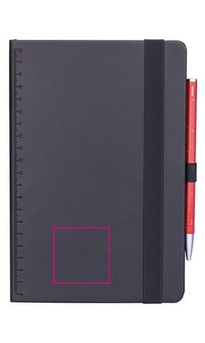 TROIKA Notizblock BLACK SLIMPAD A5