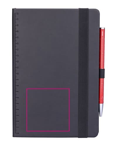 TROIKA Notizblock BLACK SLIMPAD A5