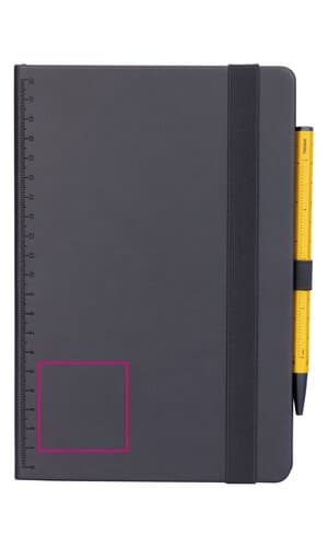 TROIKA Notizblock BLACK SLIMPAD A5