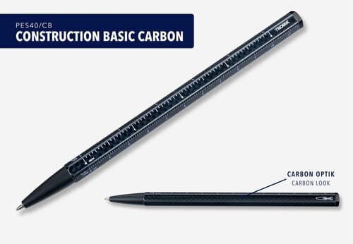 TROIKA Multitasking-Kugelschreiber CONSTRUCTION BASIC CARBON