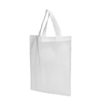 Baumwolltasche mit kurzen Griffen - 135 gm - 38 x 42 cm