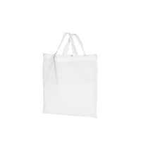 Baumwolltasche mit kurzen Griffen - 140 gm - 28 x 32 cm