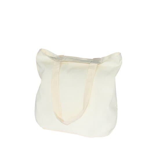 Baumwolltasche mit 2 mittellangen Griffen - 135 g/m² - 46 x 42 cm