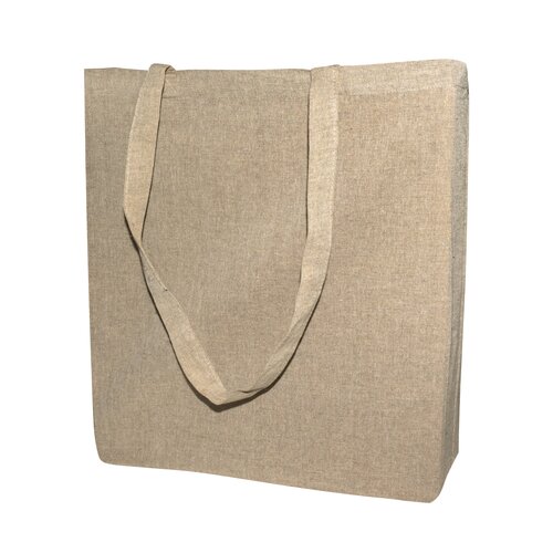 Melierte Recycling-Taschen - 150 g/m² - 38 x 8 x 42 cm