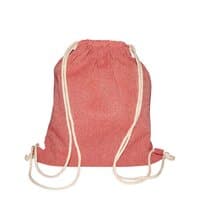 Melierte Recycling-Turnbeutel - 150 gm - 38 x 42 cm