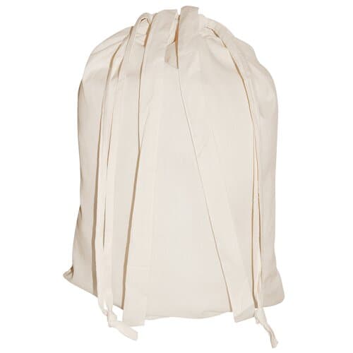 Baumwoll-Rucksack mit 2 Tragegurten und Kordelzug - 135 g/m² - 38 x 50 cm