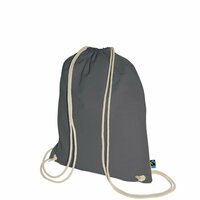 Fairtrade BaumwollTurnbeutel mit Tragekordeln  140 gm  38 x 46 cm
