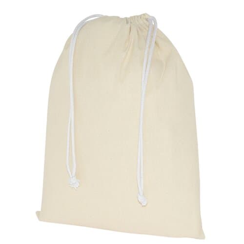 Baumwollbeutel mit doppeltem Kordelzug - 135 g/m² - 70 x 110 cm
