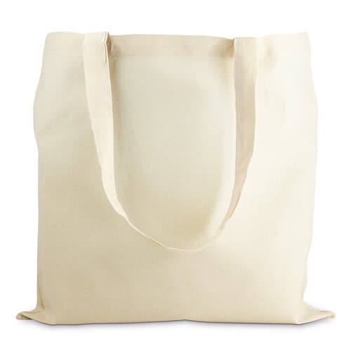 Baumwolltasche mit mittellangen Griffen - 135 g/m² - 44 x 44 cm