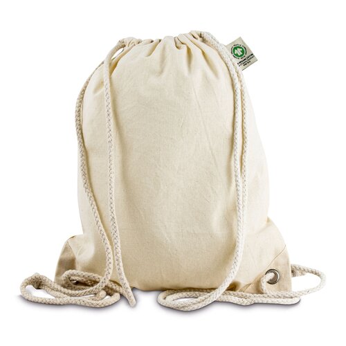 Baumwoll-Turnbeutel mit Tragekordeln - 140 g/m² - 28 x 35 cm