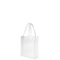NonWovenTasche mit kurzen Griffen  80 gm  23 x 25 x 10 cm
