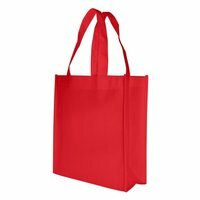 NonWovenTasche mit kurzen Griffen  80 gm  23 x 25 x 10 cm
