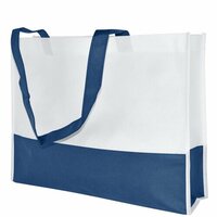weiß / navyblau