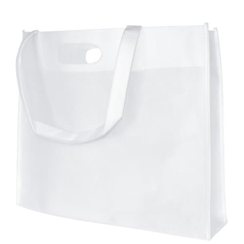 Non-Woven-Tasche mit mittellangen Griffen - 80 g/m² - 44 x 38 x 10 cm