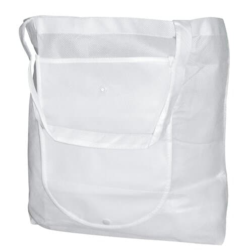 Non-Woven-Tasche mit kurzen Griffen - 80 g/m² - 45 x 38 x 10 cm