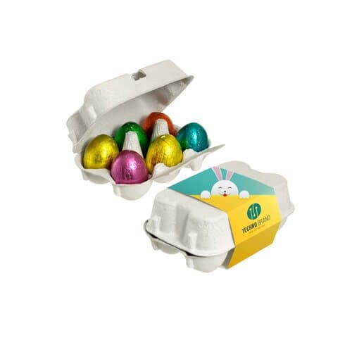 Eierkarton 6 Schokoeier
