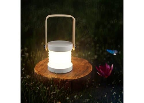 Coollux Multifunktions-LED-Lampe mit Bambusgriff