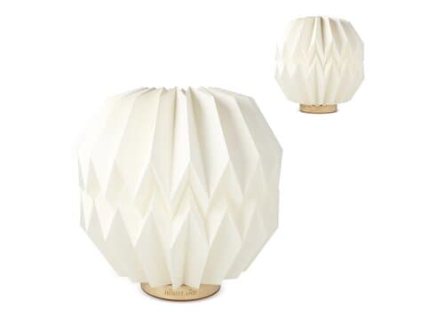 Coollux faltbare, von Origami inspirierte Papier-LED-Lampe Luna 25cm