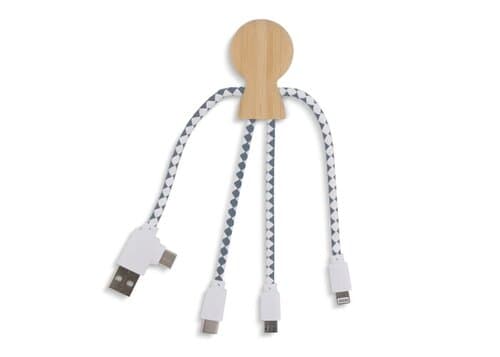 Xoopar Mr. Bio Bamboo Charging Cable