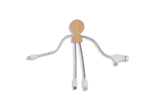 Xoopar Mr. Bio Bamboo Charging Cable