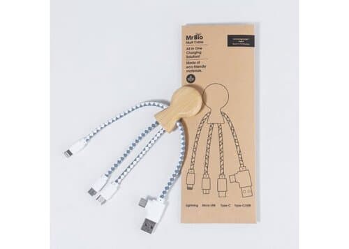 Xoopar Mr. Bio Bamboo Charging Cable