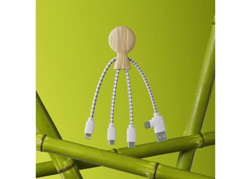 Xoopar Mr. Bio Bamboo Charging Cable