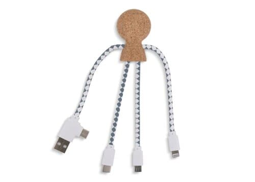 Xoopar Mr. Bio Cork Charging Cable