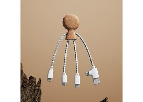 Xoopar Mr. Bio Cork Charging Cable