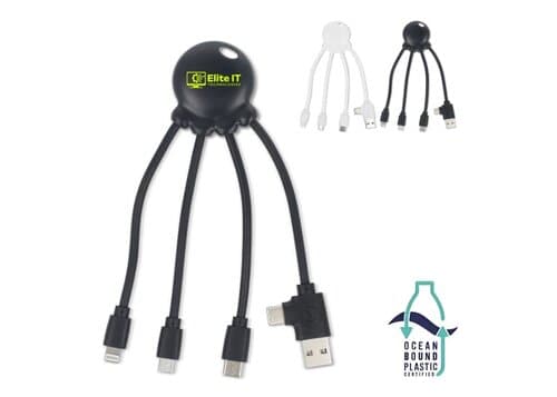 4009| Xoopar Eco Octopus Ladekabel Ocean Bound Plastic
