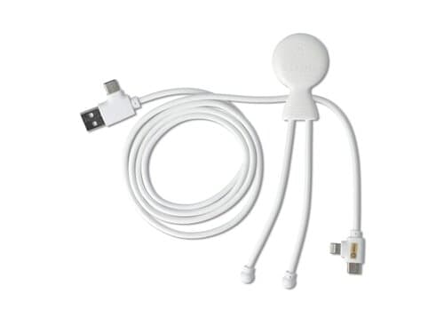 2090 - Xoopar Mr. Bio Langes Ladekabel + UK Stecker Adapter