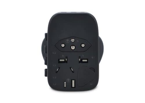 PowerPro Reiseadapter aus recyceltem Kunststoff