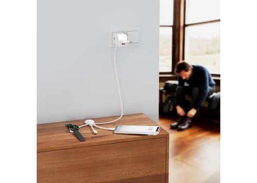 Xoopar Mr. Bio Long Multi-Kabel für Apple/Samsung Watch 1 Meter