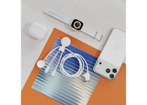 Xoopar Mr. Bio Long Multi-Kabel für Apple/Samsung Watch 1 Meter