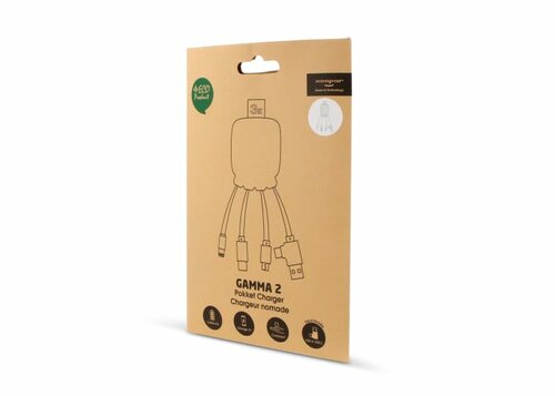 3192 | Xoopar Octopus Gamma 2 Powerbank with Bio Charging cable 3000mAh
