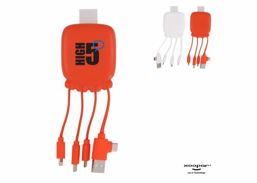 3192 | Xoopar Octopus Gamma 2 Powerbank with Bio Charging cable 3000mAh