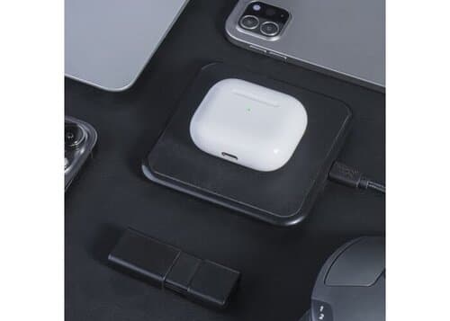 2259 | Xoopar Iné Wireless Fast Charger - Recycled Leather 15W